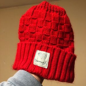 Diamond winter beanie
